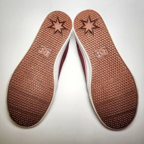 DC Skateboard Shoe 300172 BURGUNDY SUEDE   MEN size 13 - Picture 6 of 7